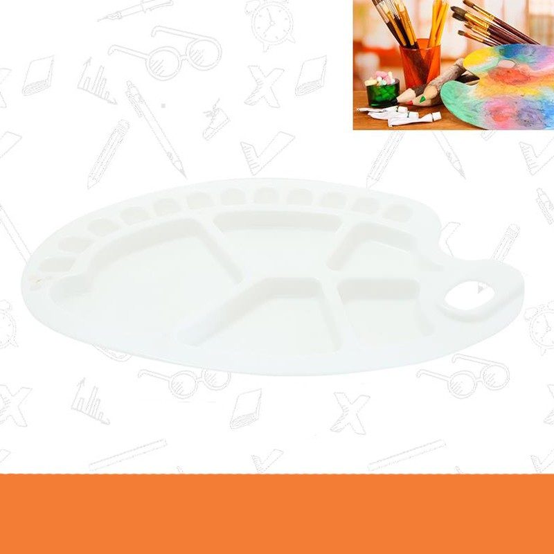 Paleta pentru pictura, forma ovala, 34 x 24 cm - imagine 4